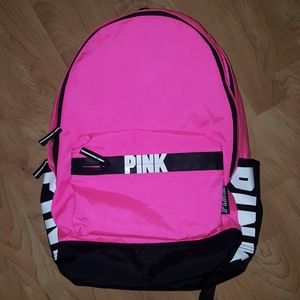 Pink backpack